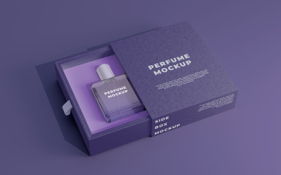 Mockup di confezione di profumo premium