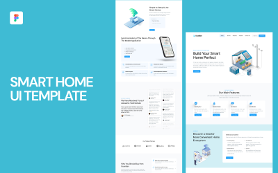 Šablona uživatelského rozhraní Smart Home Figma
