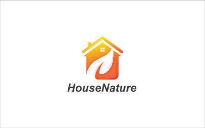 Haus Natur Logo minimalistisch modern