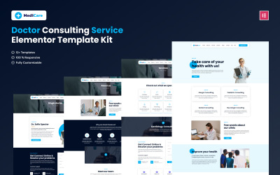 Medi Care - Dokter Consulting Service Elementor Template Kit