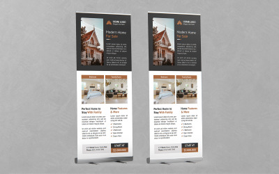 Onroerend goed roll-up banner Vol 09
