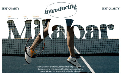 Milabar - Elegant Serif-lettertype