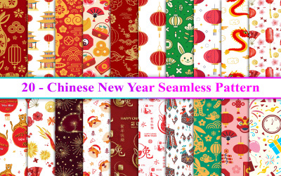 Modèle sans couture du nouvel an chinois, modèle sans couture du nouvel an lunaire