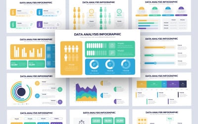 Business Data Analysis Infographic PowerPoint Template