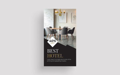 Historia de Instagram de Facebook del hotel