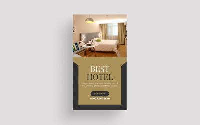 Hotel moderno Facebook Instagram Story