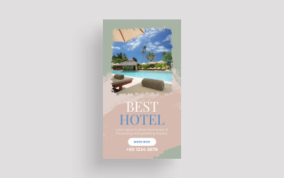 Paquete de historias de Facebook del hotel