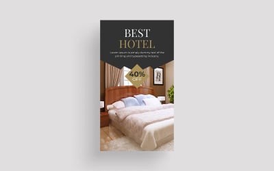 Travel Hotel Facebook Instagram Story-Vorlage