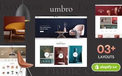 Umbro - Ev Dekorasyonu ve İç Mobilya Shopify 2.0 Duyarlı Teması