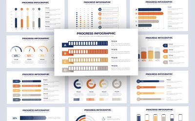 Business Progress Infographic Google Slides Template
