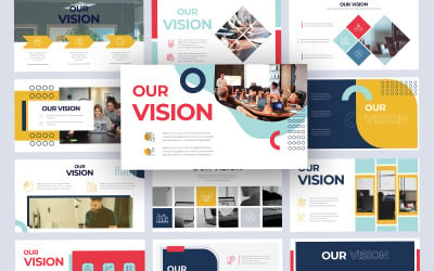 Business Vision Slides Google Diák sablon