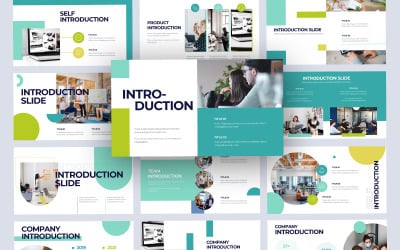 Modello PowerPoint - Infografica di presentazione aziendale