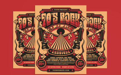Retro 70&#039;s Rock Music Festival
