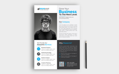 Corporate Flyer Template Minimal Design