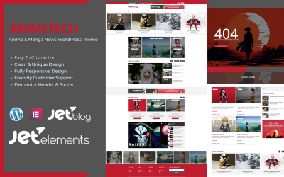 Anime Tech - Anime és manga hírek WordPress téma