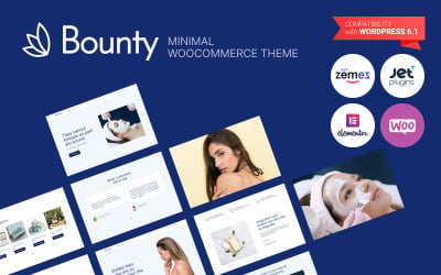 Bounty - Güzellik için Minimal WooCommerce Teması