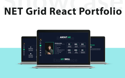 NetGrid — szablon sieciowy React Portfolio