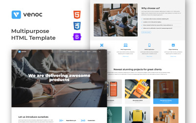 Venoc - Multipurpose HTML Template
