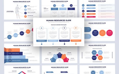 Человеческие ресурсы Инфографика Шаблоны презентаций PowerPoint
