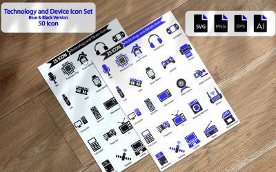 50 Premium Technology and Device Icon