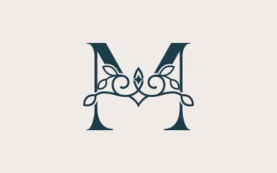 Brand Logo Design Template Beauty Cosmetic M