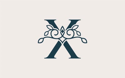 Brand Logo Design Template Beauty Cosmetic X