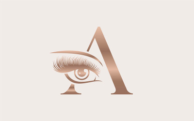 Design de logotipo de marca Cosmético de beleza A