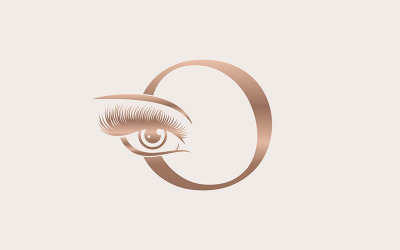 Design de logotipo de marca Cosméticos de beleza P