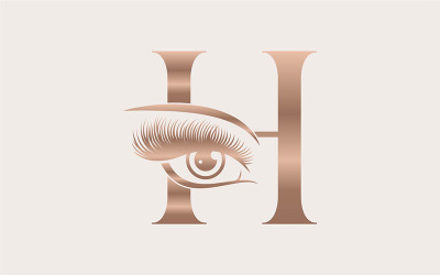 Projektowanie logo marki Uroda Kosmetyki H