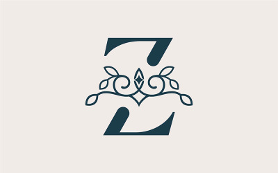 Шаблон оформлення логотипу бренду Beauty Cosmetic Z
