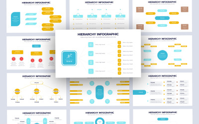 Hiërarchiestructuur Infographic PowerPoint Template