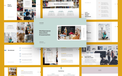 Modello PowerPoint - Edulour Colorful Education