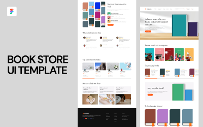 书店 UI 设计模板