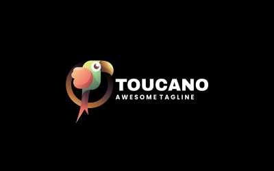 Toucan Logo colorato sfumato Vol.5
