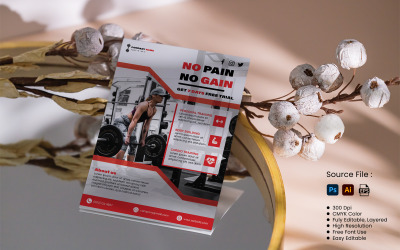 Fitness &amp;amp; Gym Strategi Flyer Mall