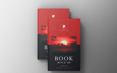 Book Mockup PSD Template Vol 21