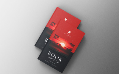 Book Mockup PSD Template Vol 24