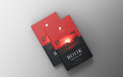 Book Mockup PSD Template Vol 25