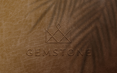 Embossed Logo Mockup PSD Template Vol 02