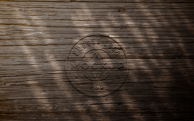 Embossed Logo Mockup PSD Template Vol 10