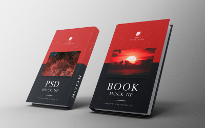 Book Mockup PSD Template Vol 30