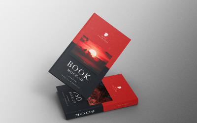 Book Mockup PSD Template Vol 33