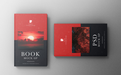 Book Mockup PSD Template Vol 34