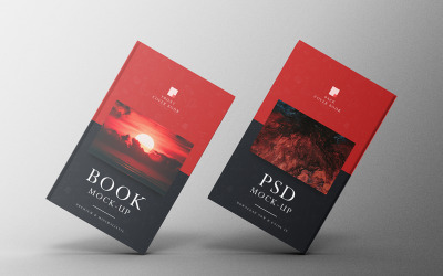 Book Mockup PSD Template Vol 36