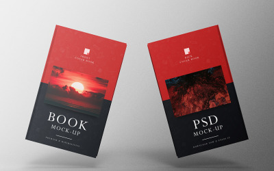 Book Mockup PSD Template Vol 37