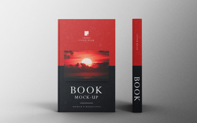 Book Mockup PSD Template Vol 41