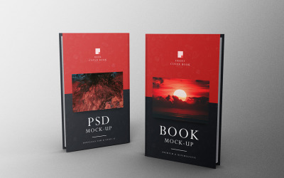 Book Mockup PSD Template Vol 43