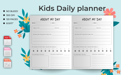 Dětský deník denního plánovače