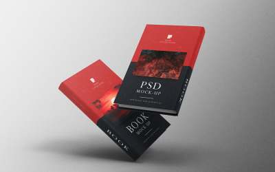 Libro Mockup Modello PSD Vol 35