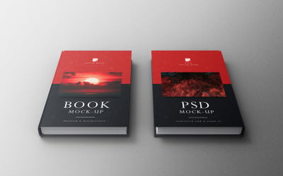 Modèle PSD de maquette de livre Vol 27